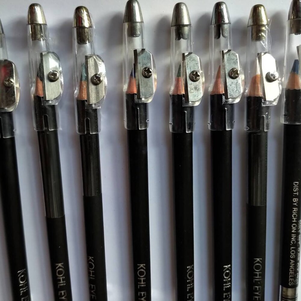 Princessa Eye Liner Pencils Set of 8 w/ Sharpener